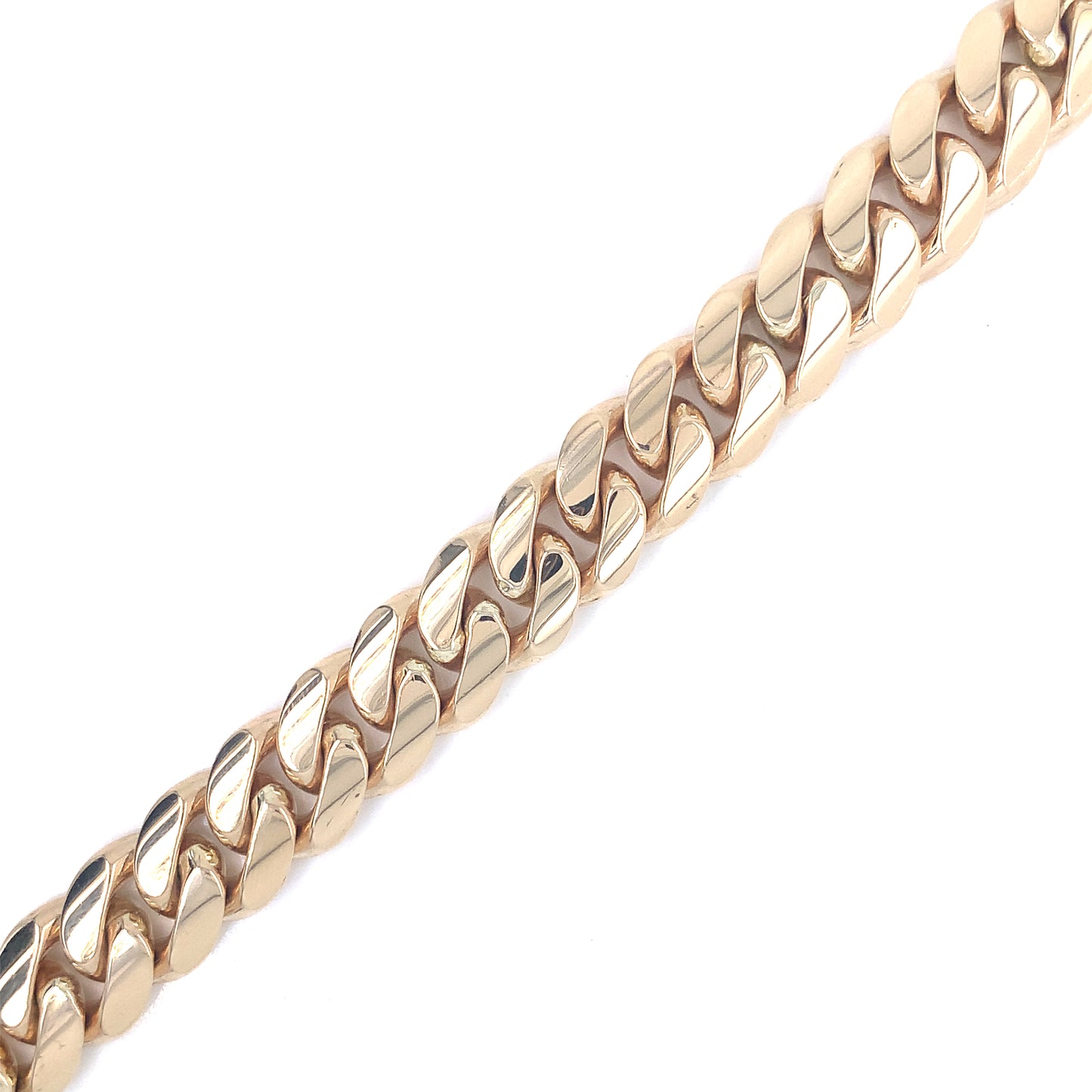 14MM Solid Cuban Bracelet