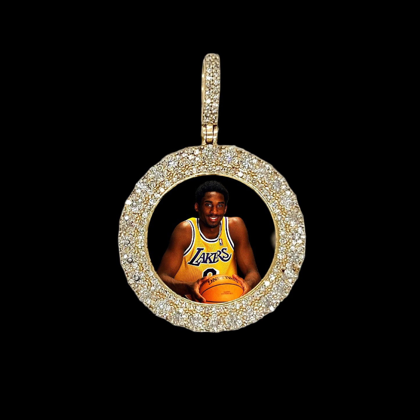 Small Diamond Photo Pendant