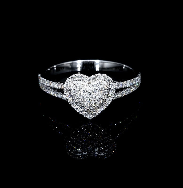The Diamond Heart Ring