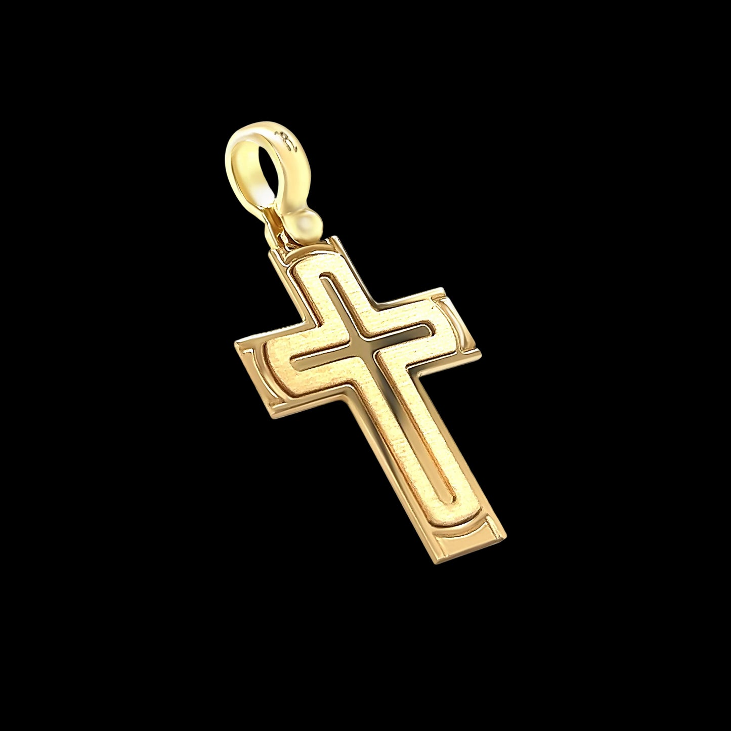 18KT Gold Cross Pendant