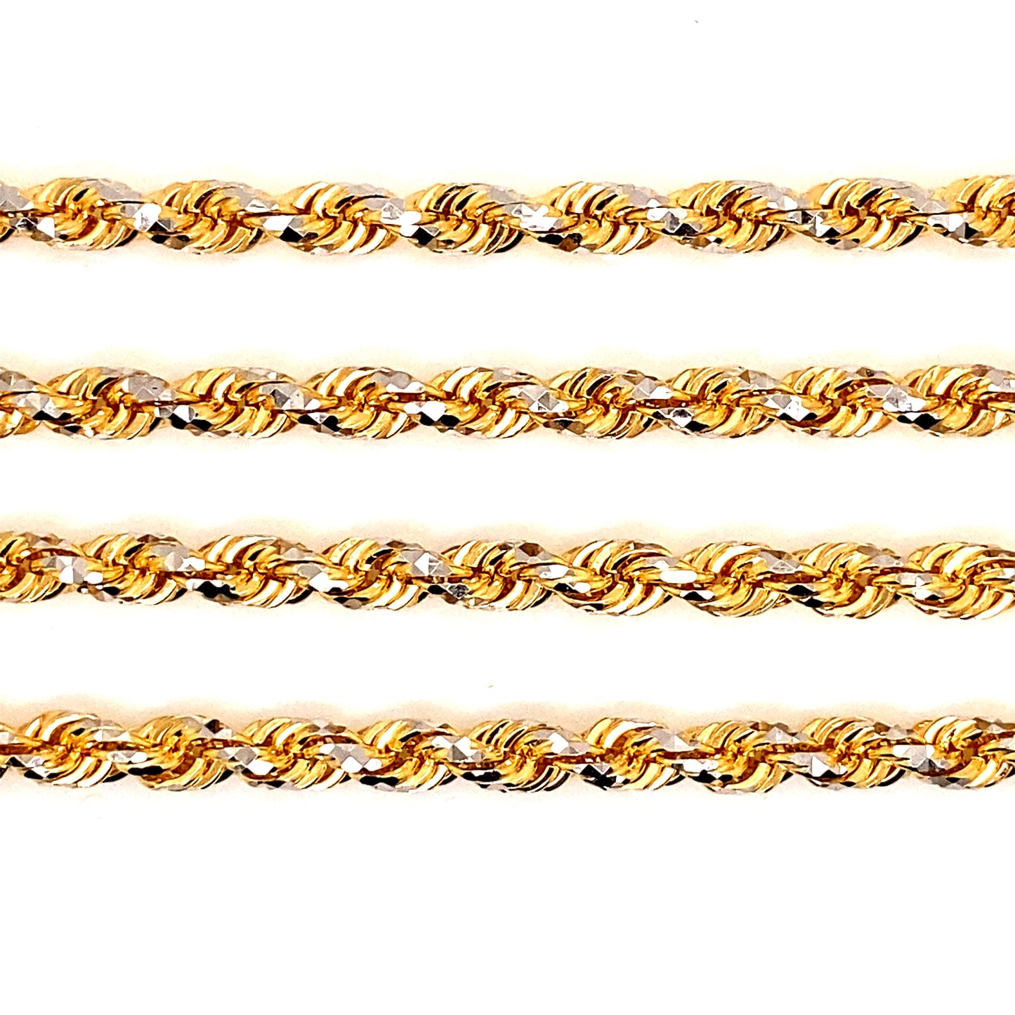 Diamond Cut Rope Chain