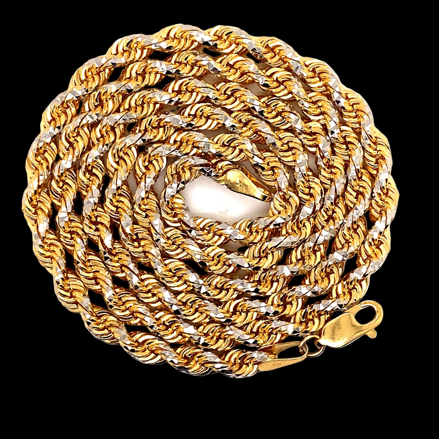 Diamond Cut Rope Chain