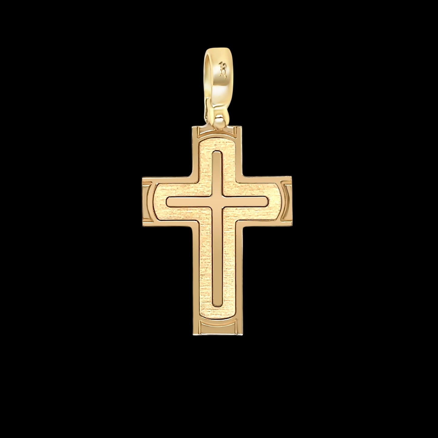 18KT Gold Cross Pendant
