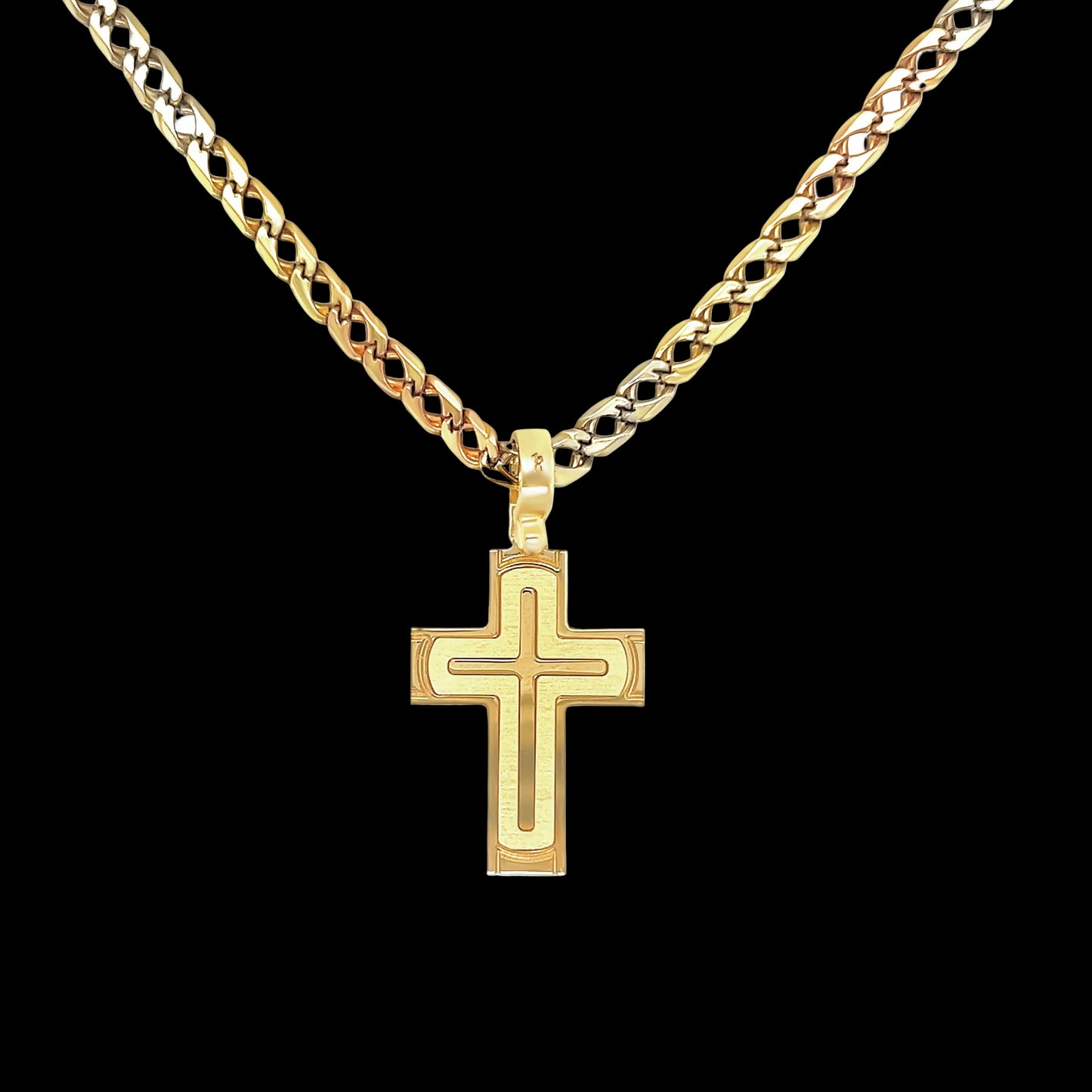 18KT Gold Cross Pendant