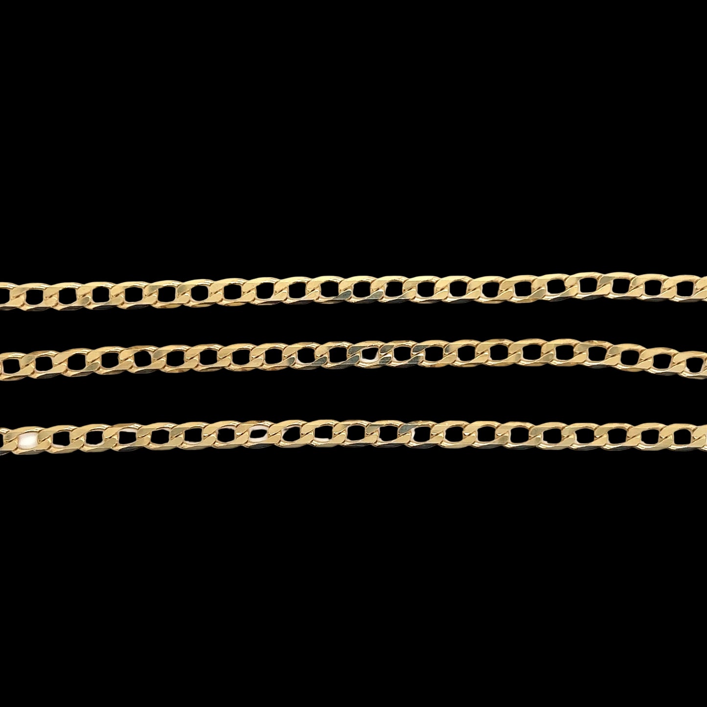 Solid Grumetta Chains 18K