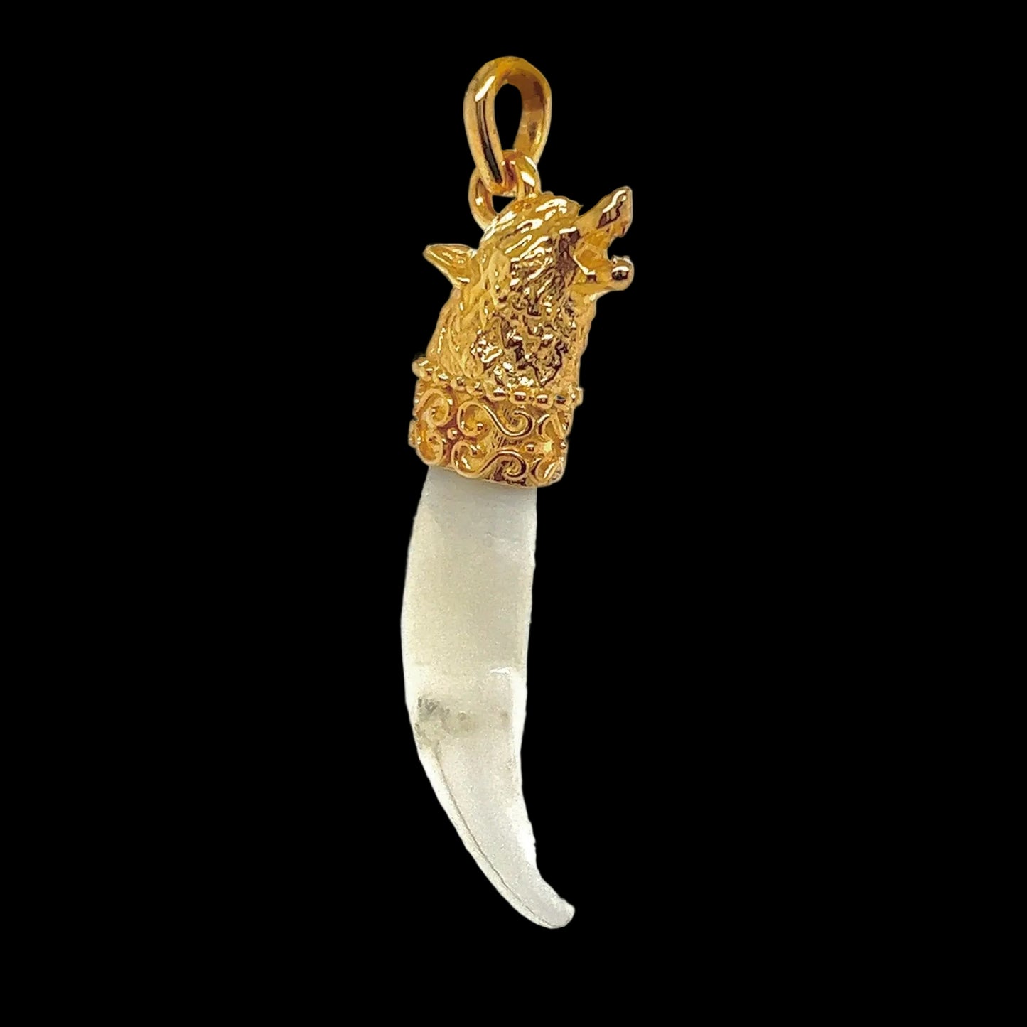 Gold Colmillo 14KT Pendant