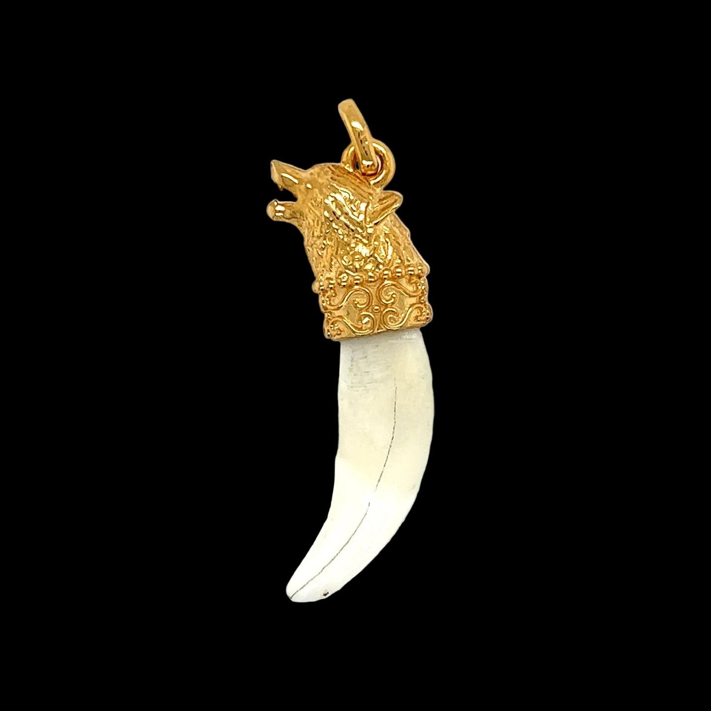 Gold Colmillo 14KT Pendant