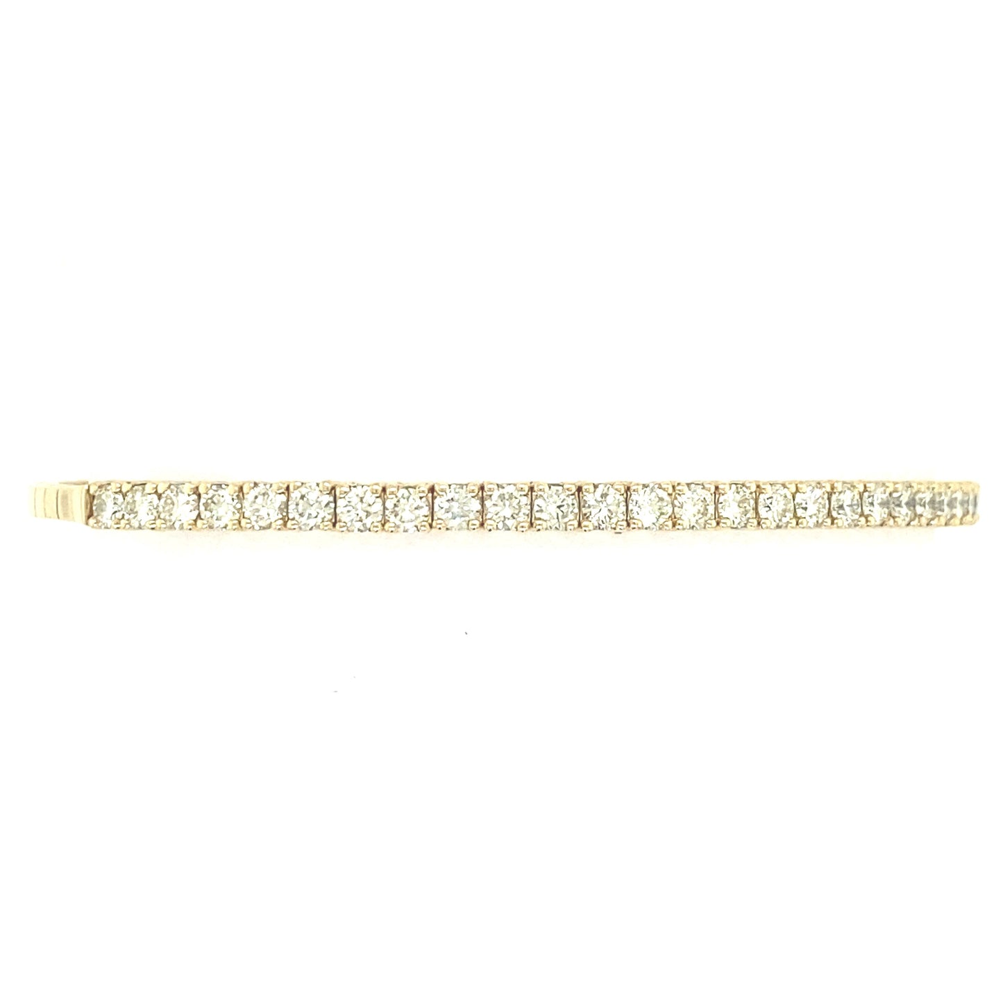 2CT Flexible Diamond Tennis Bangle