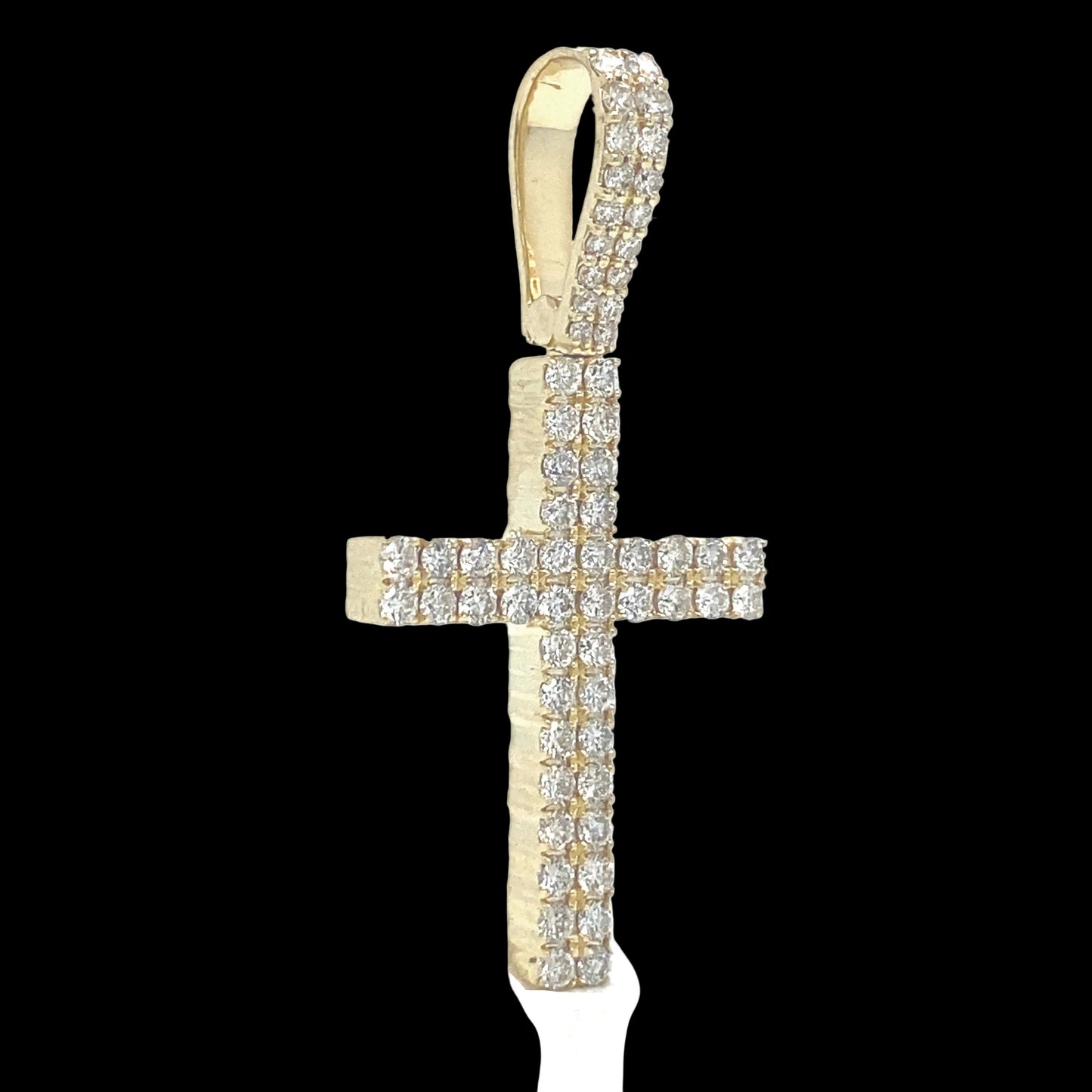 Classic Solid Gold & Diamond Cross