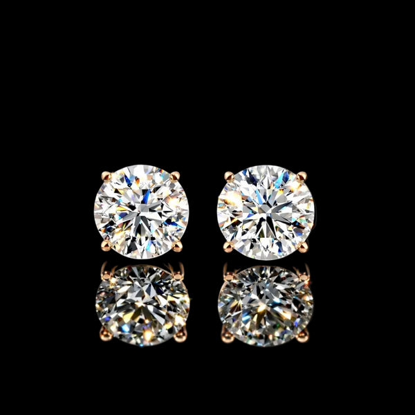 1CT Total Lab Diamond Studs