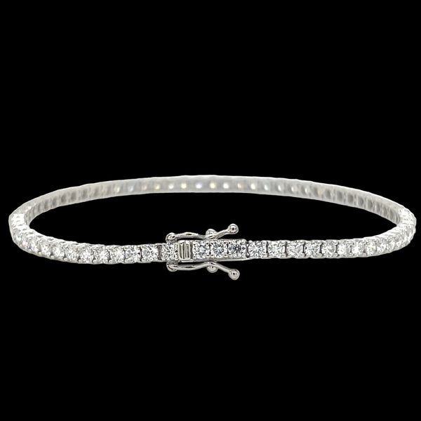 Diamond Tennis Bracelet 6 Pointer