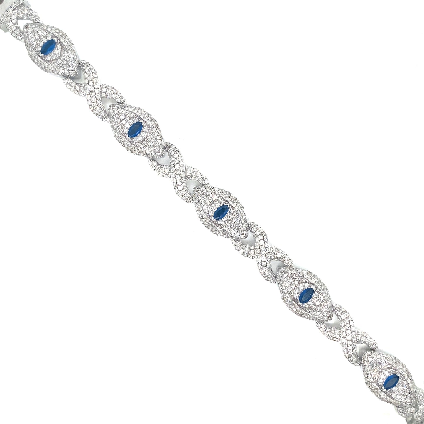 Diamond Evil Eye Bracelet