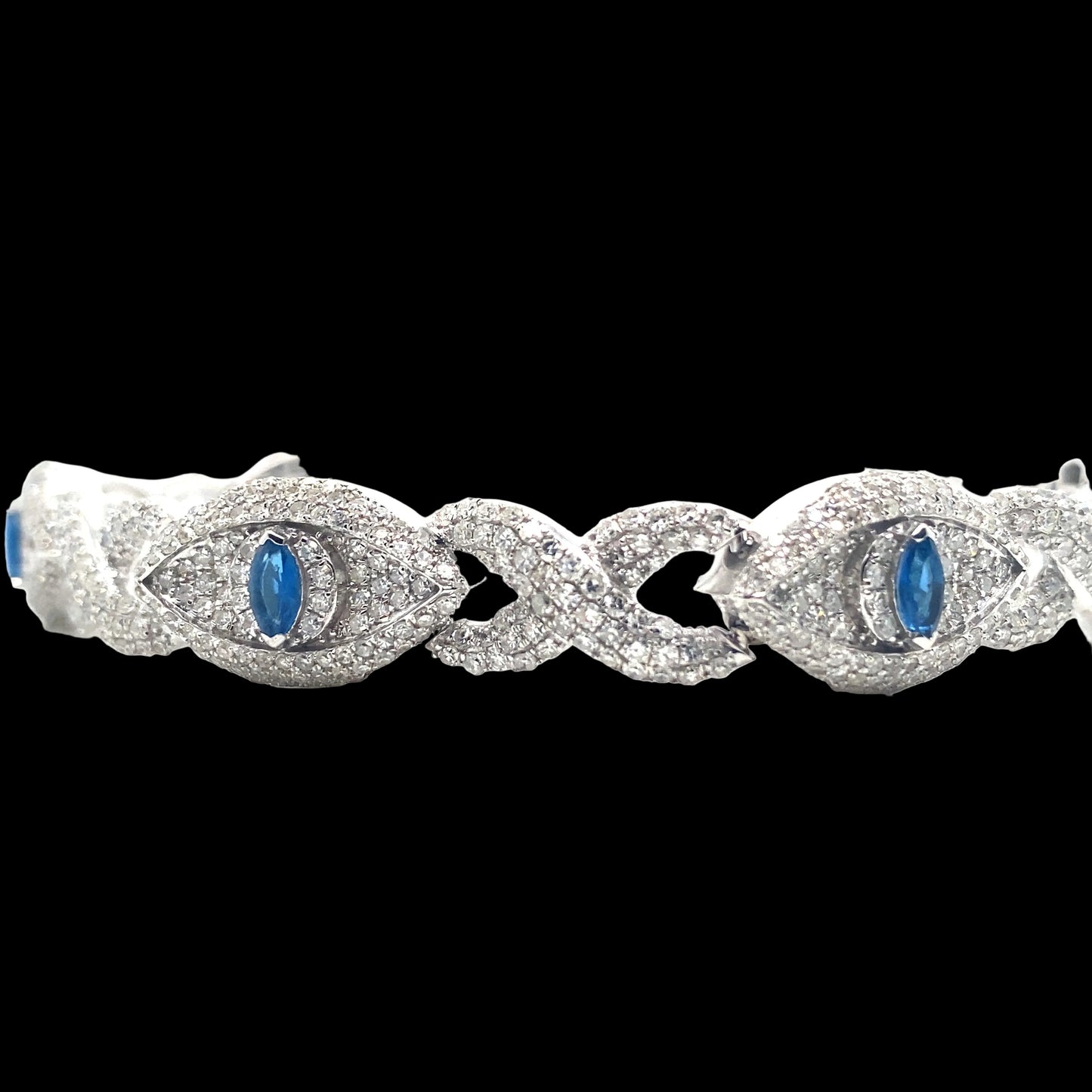 Diamond Evil Eye Bracelet