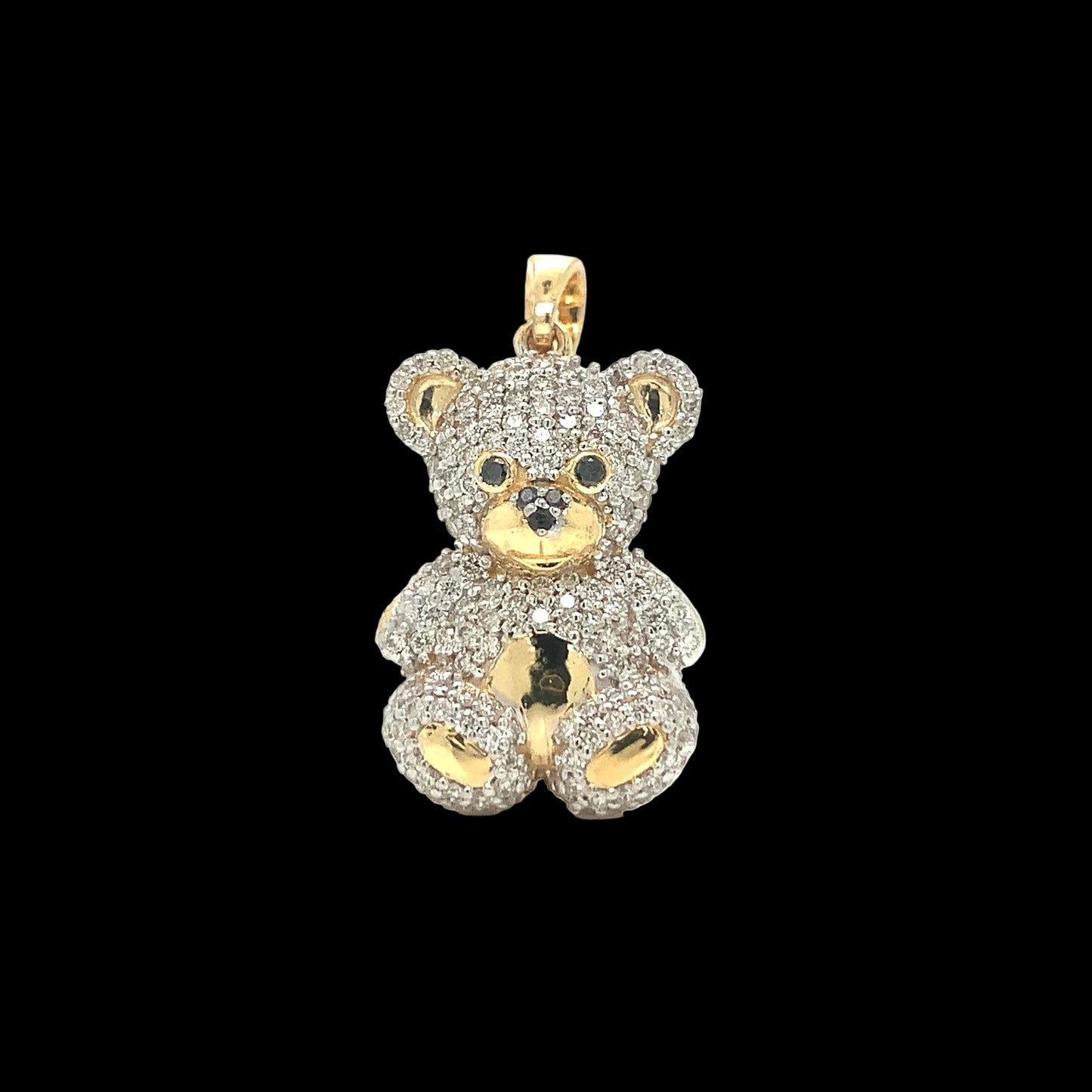 Diamond Plush Teddy Bear Pendant