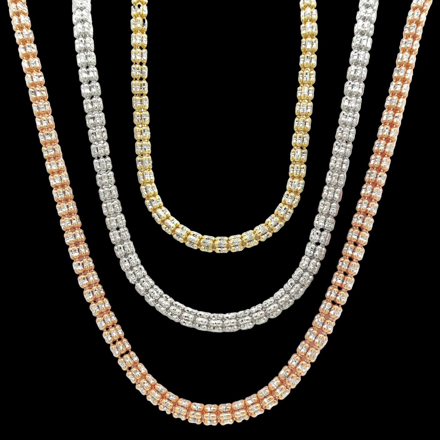 14K Ice Chains
