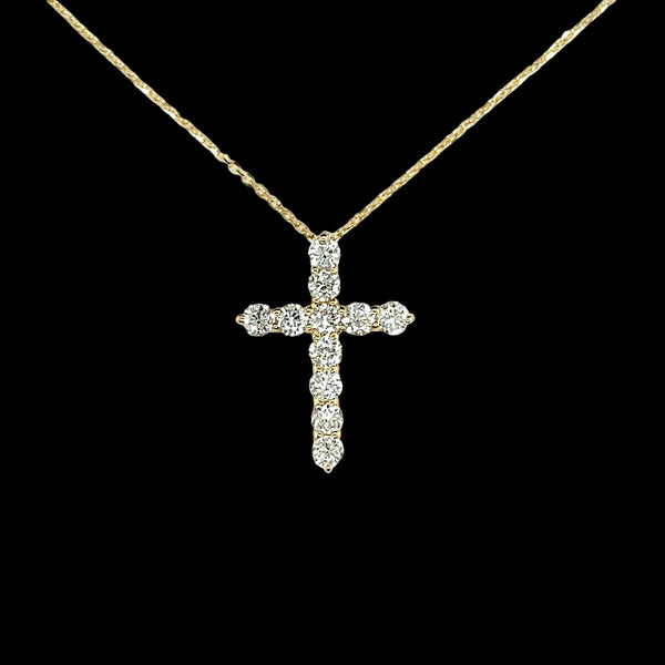 Ladies Diamond Cross Pendant