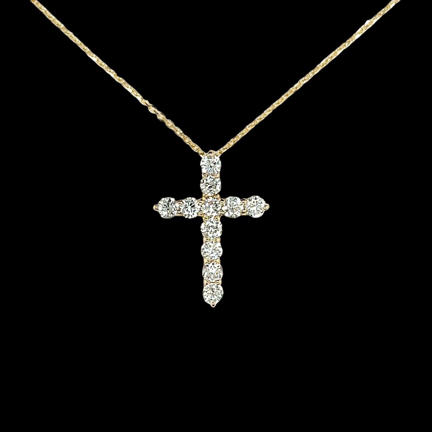Ladies Diamond Cross Pendant