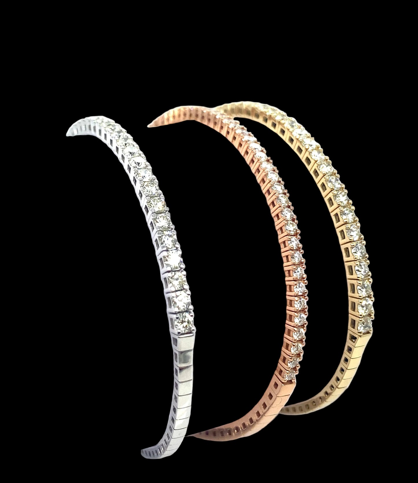 Flexible Diamond Tennis Bangle 2CT 40pt