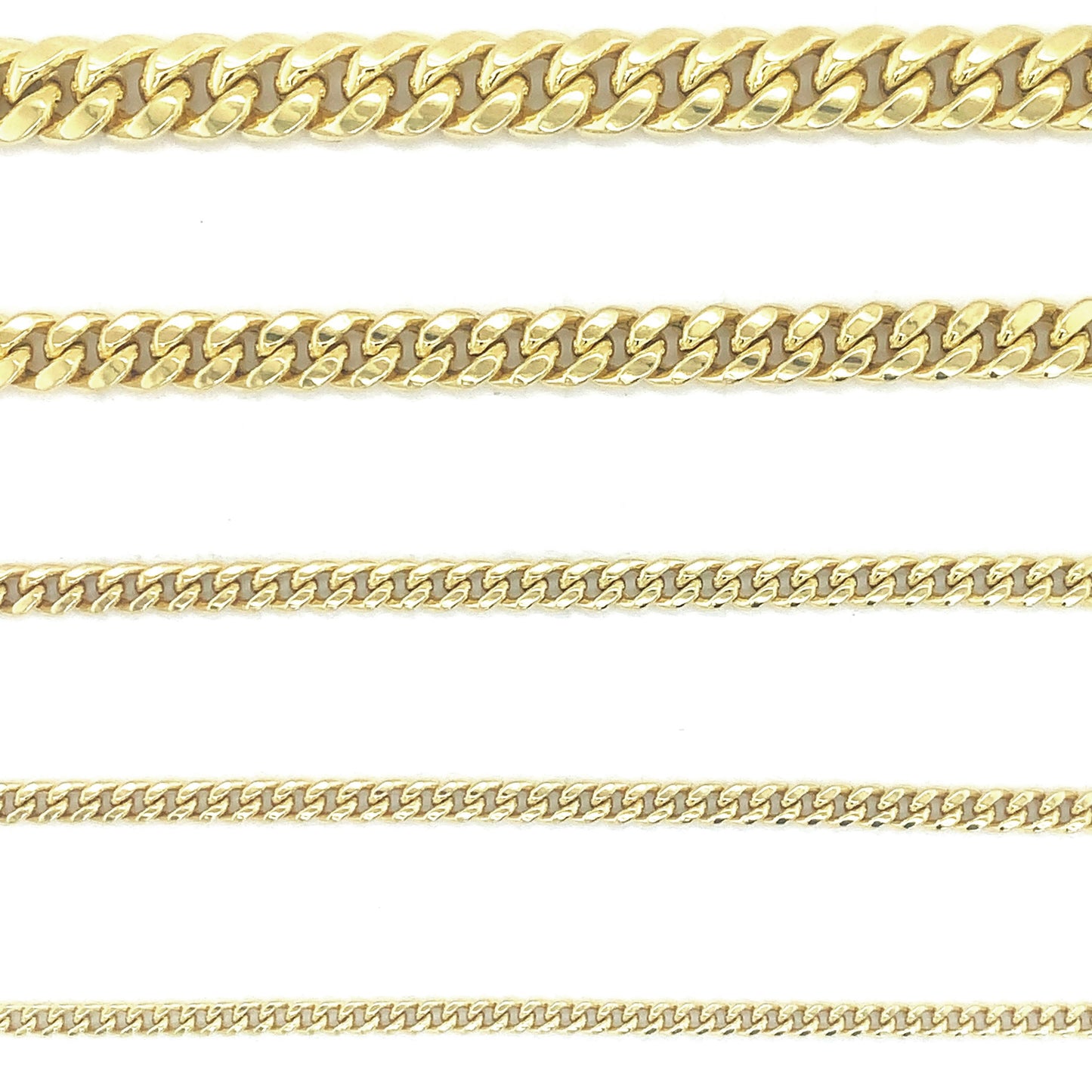 Semi Solid Cuban Bracelets