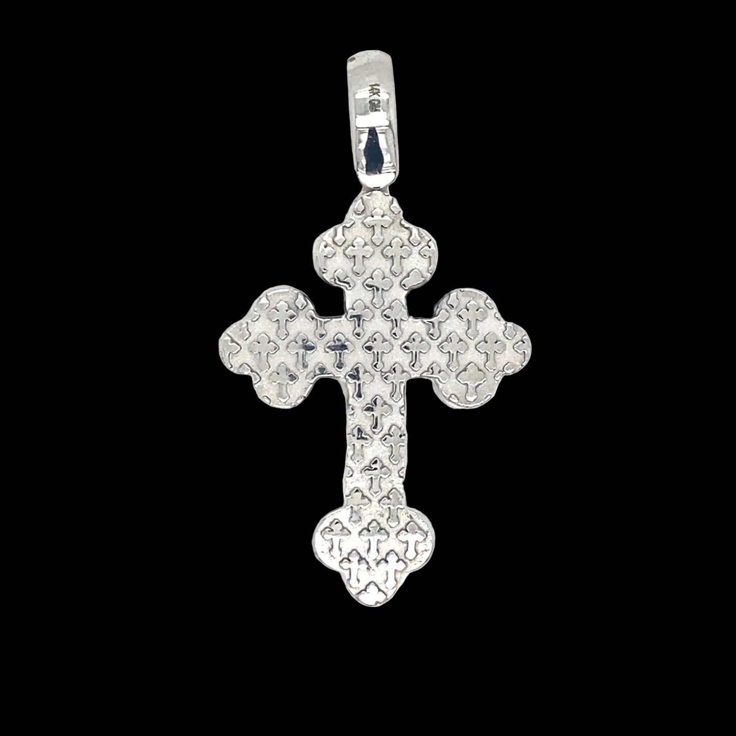 Diamond Small Medieval Cross Pendant