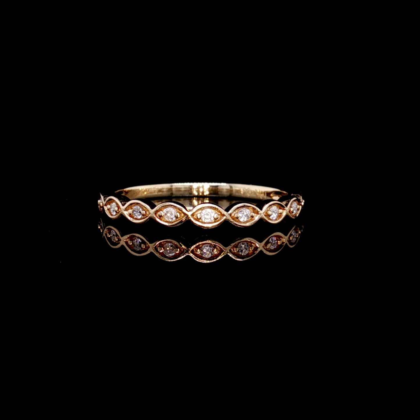 10K Yellow Gold and Diamond Ring