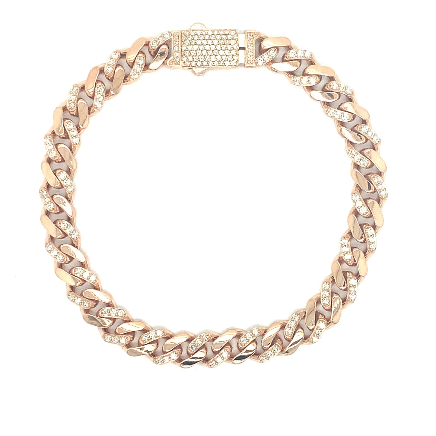 8MM Diamond Monaco Bracelet