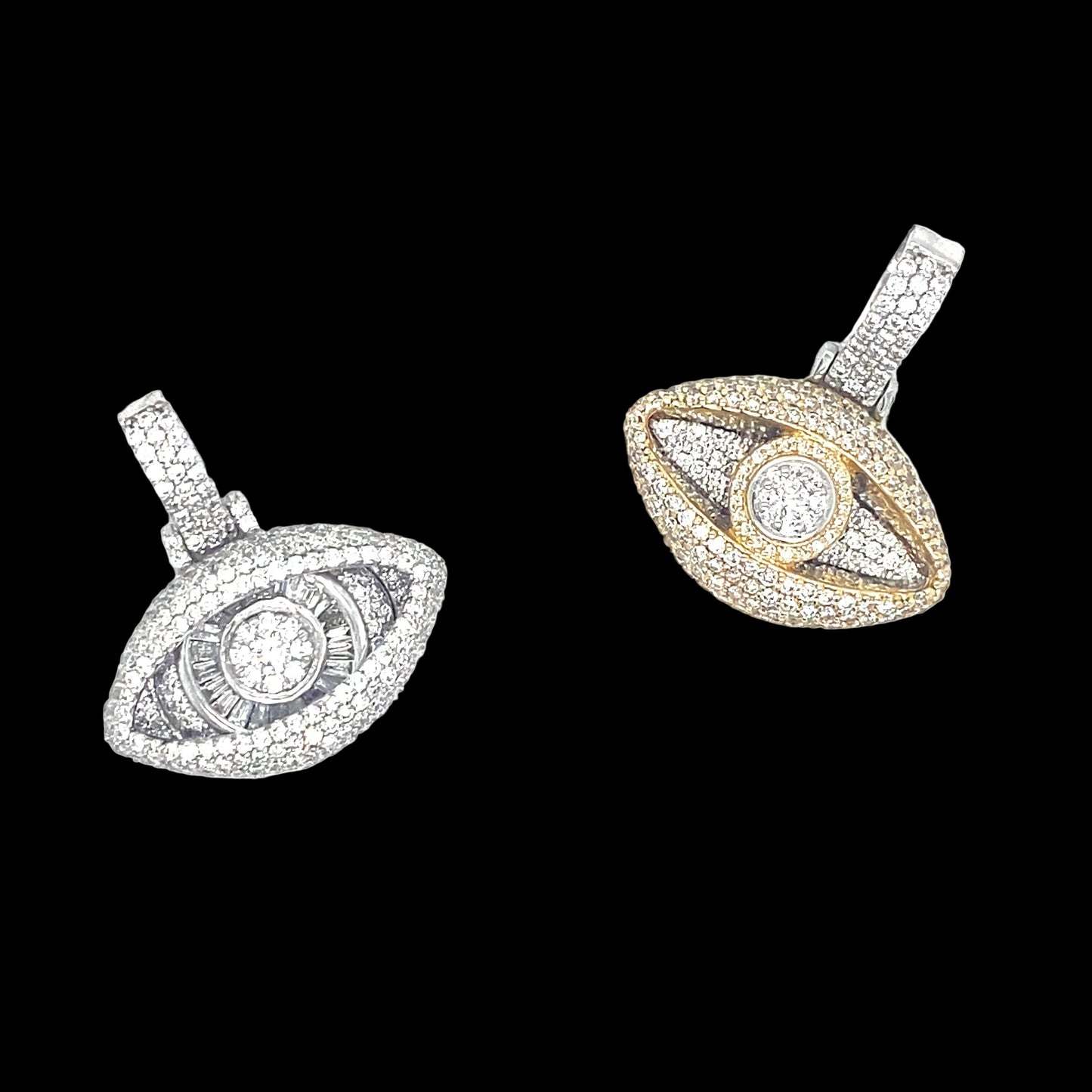 Diamond Evil Eye Pendant