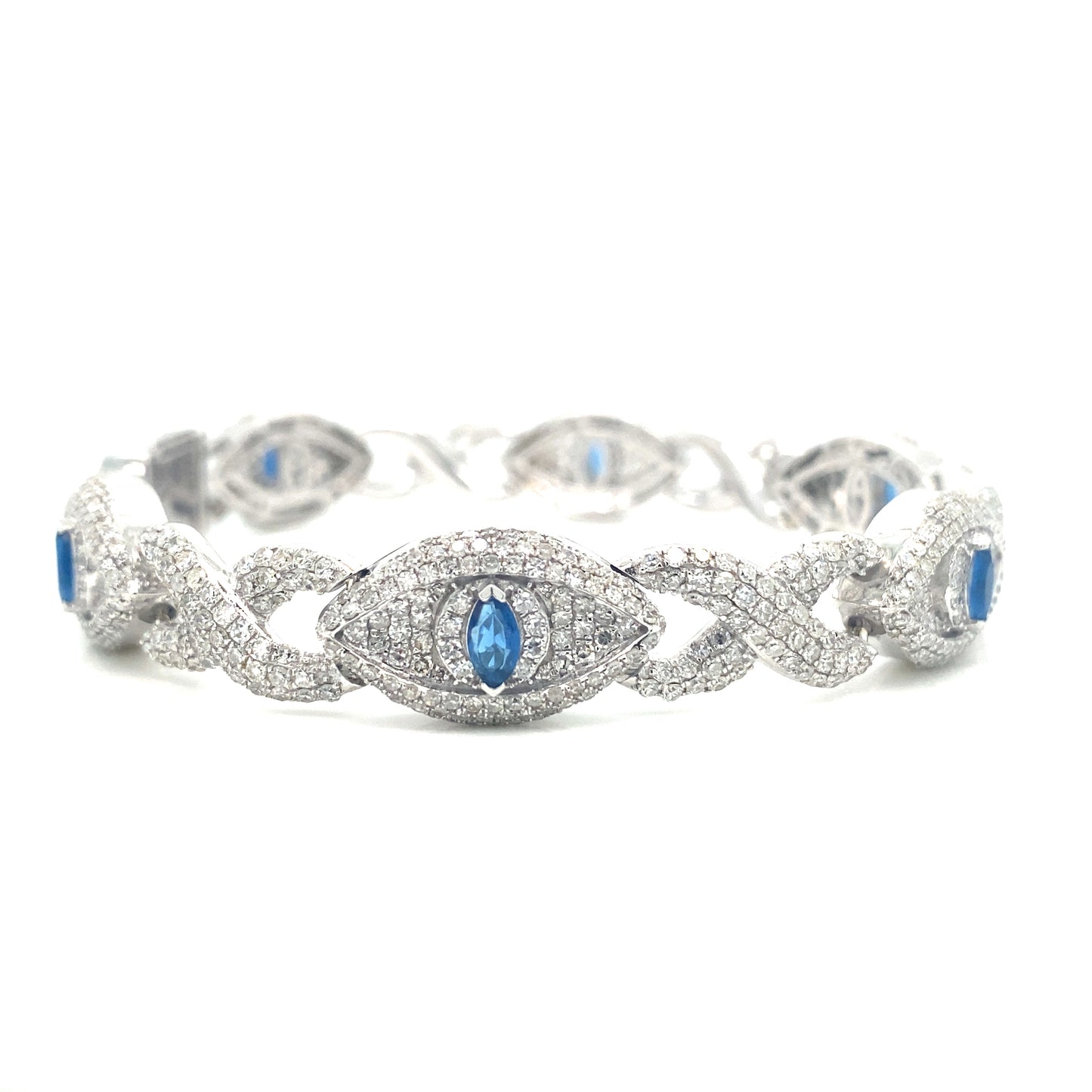 Diamond Evil Eye Bracelet