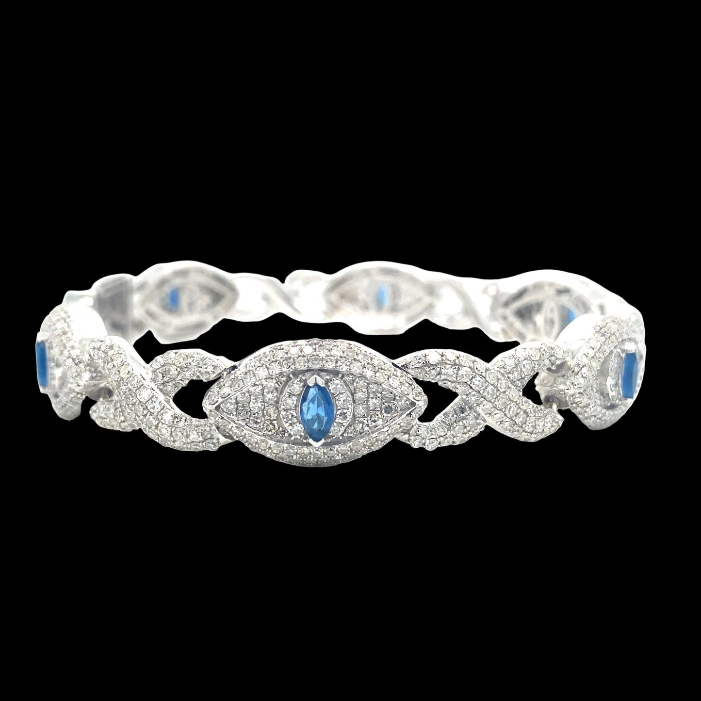 Diamond Evil Eye Bracelet