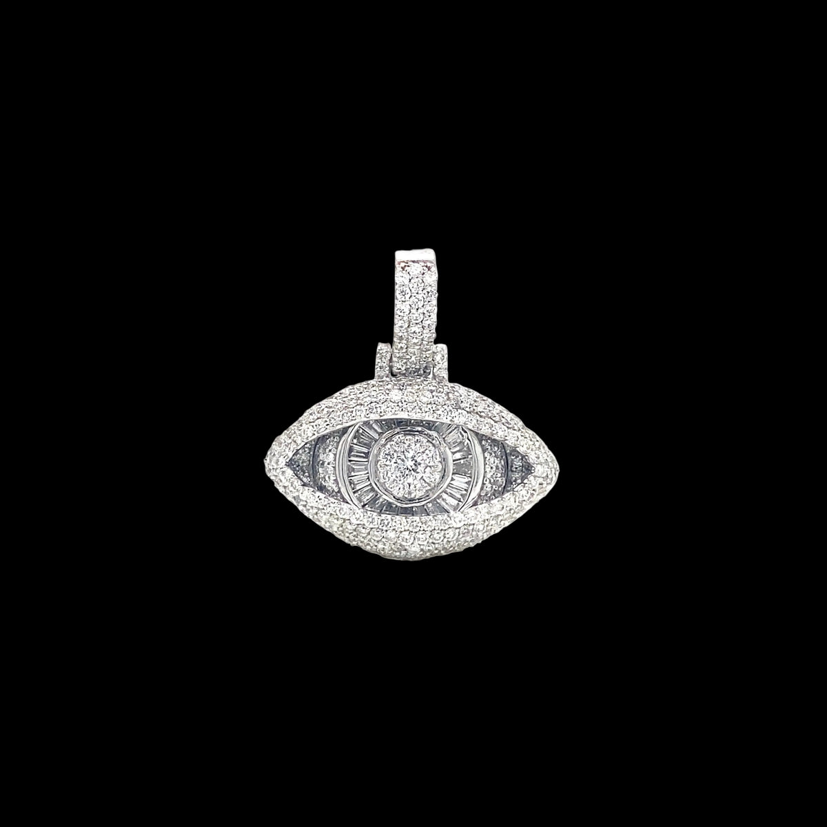 Diamond Evil Eye Pendant