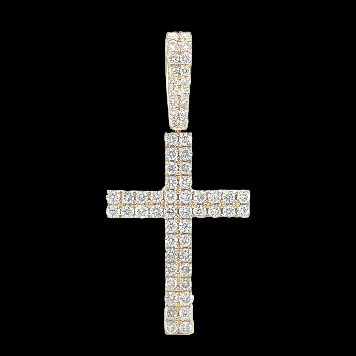 Classic Solid Gold & Diamond Cross