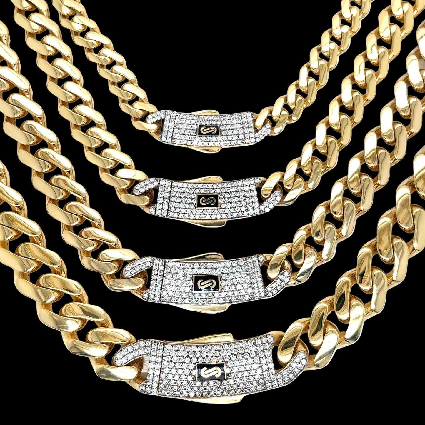 14KT Monaco Chains