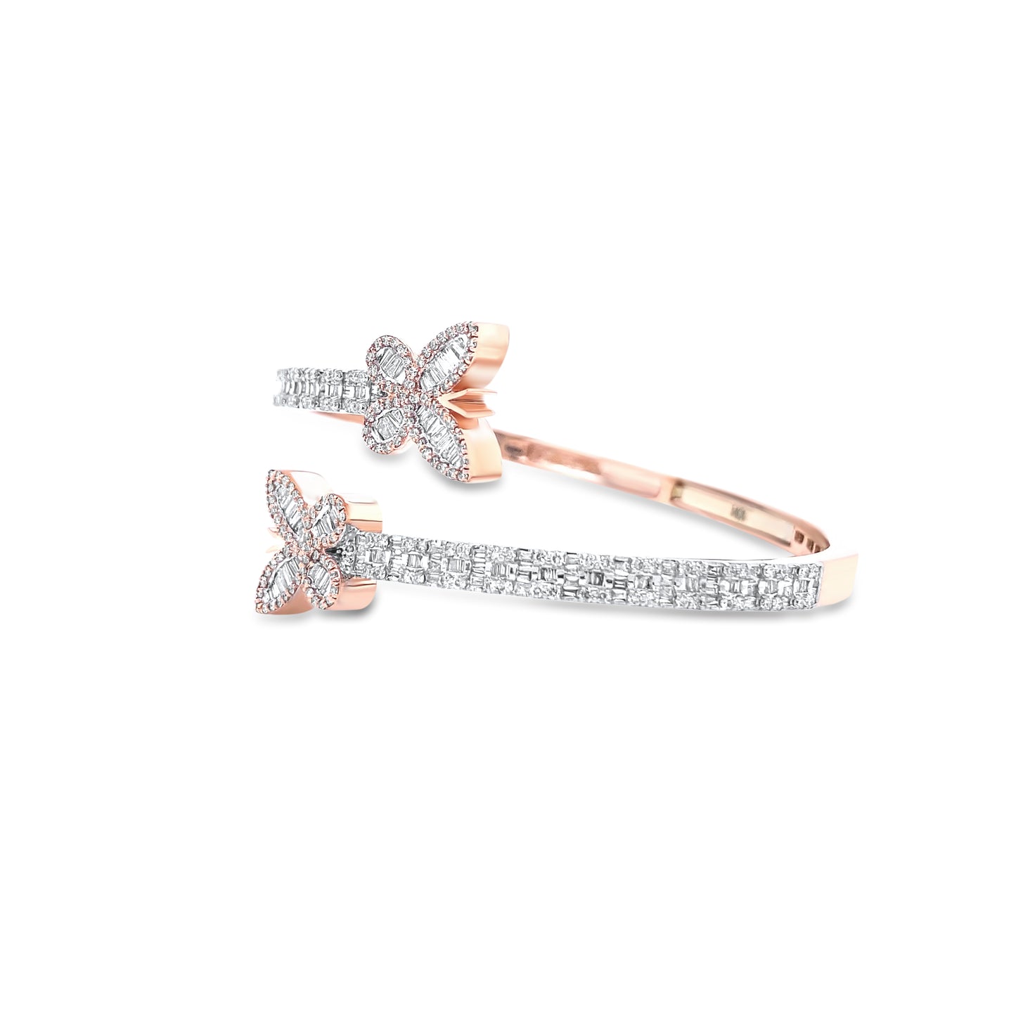 Diamond Butterfly Bangle