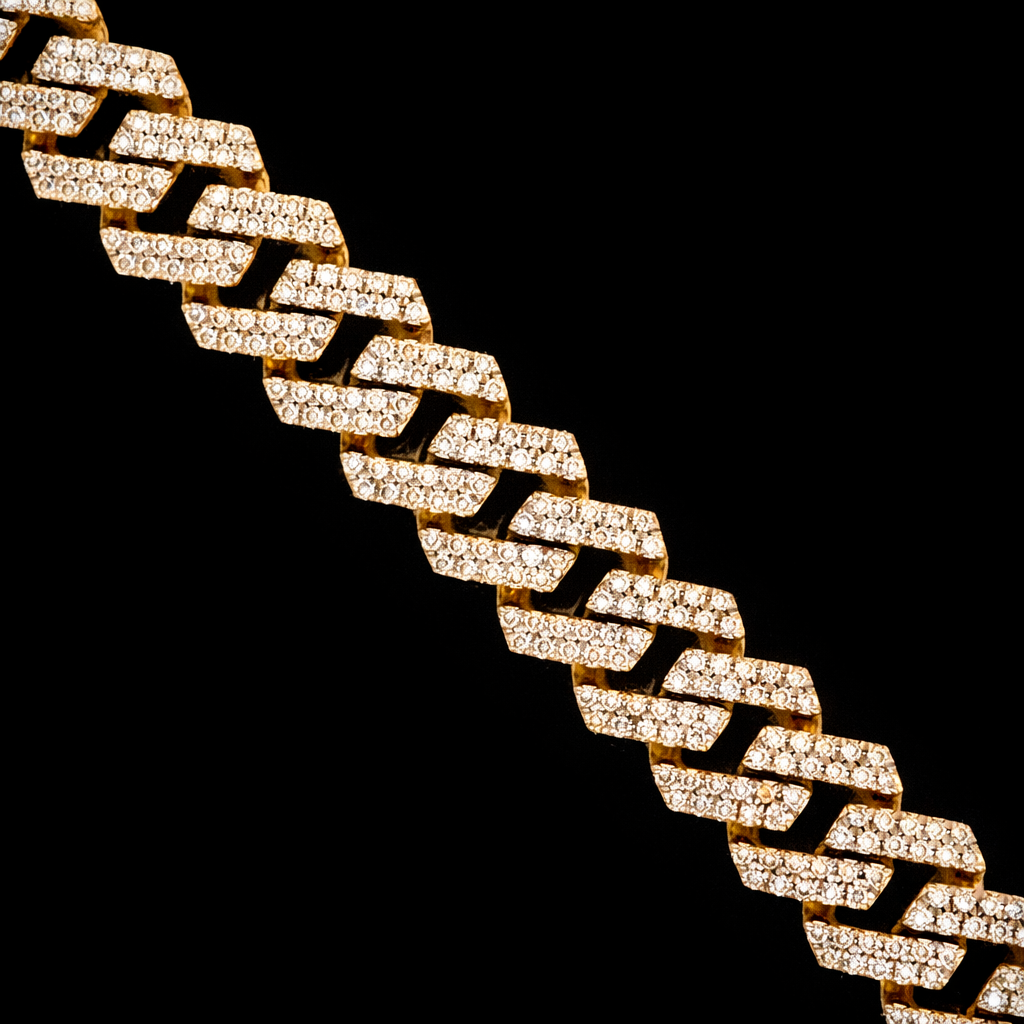 10MM Diamond Cuban Bracelet
