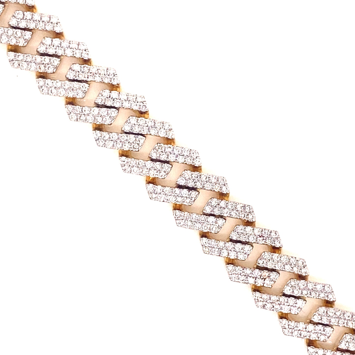 10MM Diamond Cuban Bracelet
