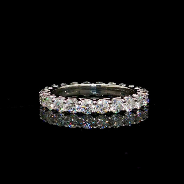 1.5CT Pointer Diamond Engagement Eternity Band