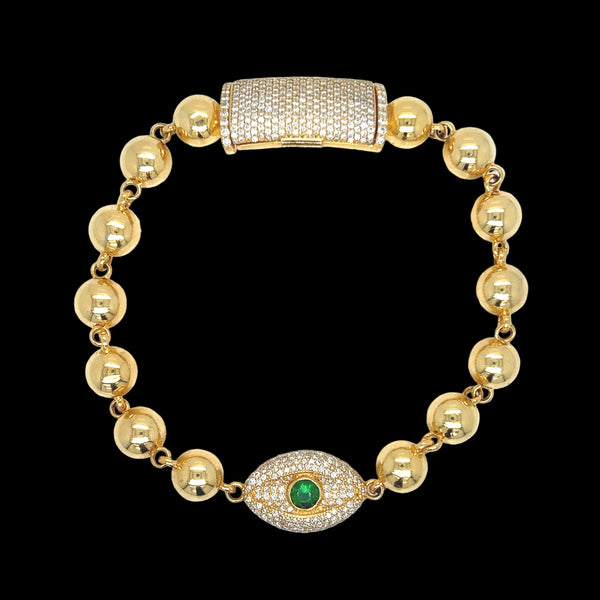 Diamond Evil Eye Bracelet