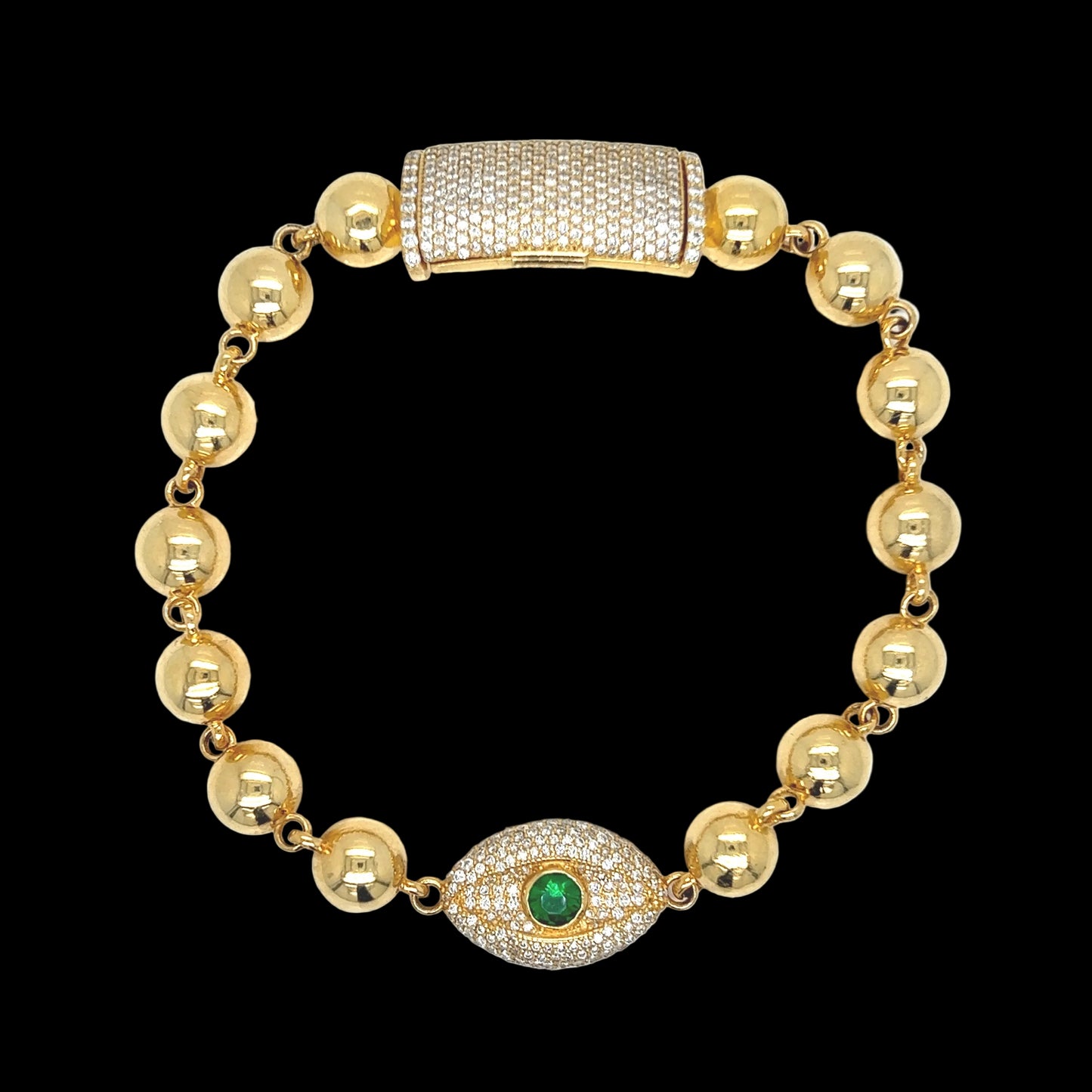 Diamond Evil Eye Bracelet