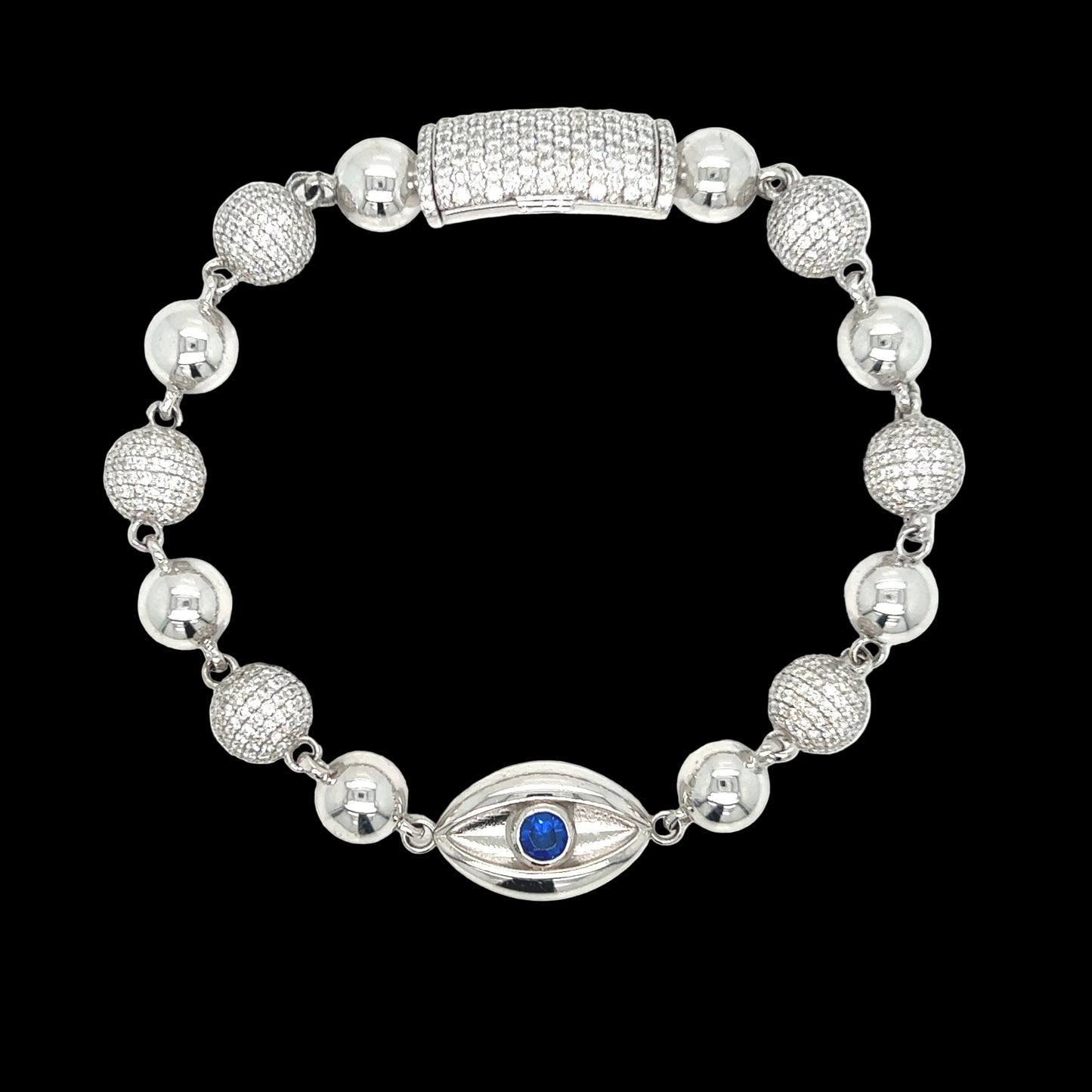 Diamond Evil Eye Bracelet