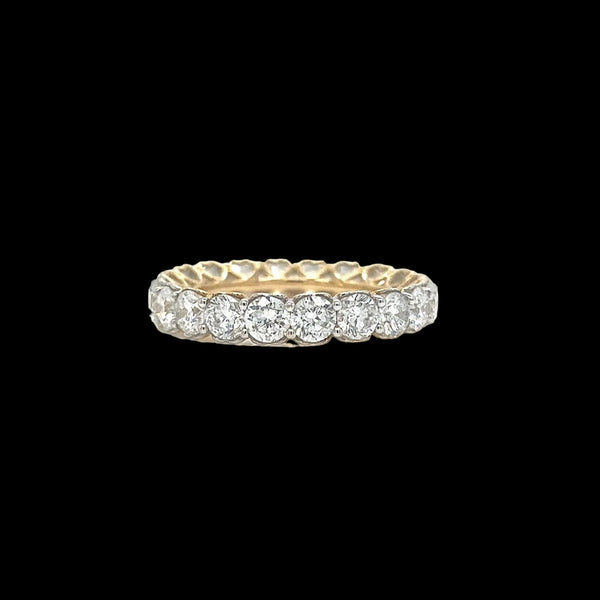 Round-Cut Lab Diamond Eternity Ring