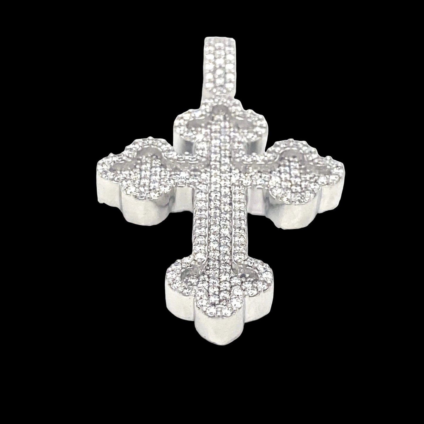 Diamond Small Medieval Cross Pendant