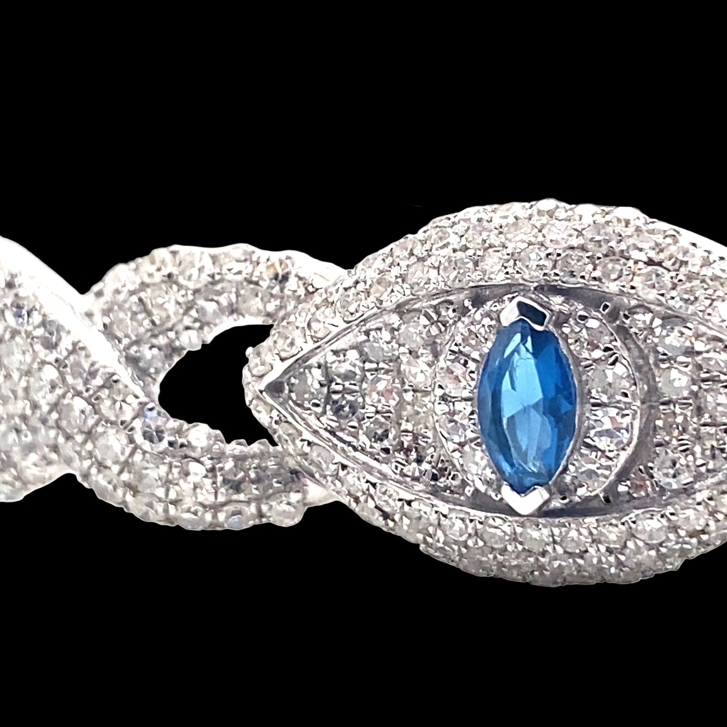 Diamond Evil Eye Bracelet