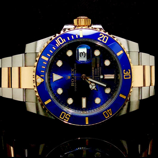 Two Tone Gold Rolex Submariner “Bluesy”