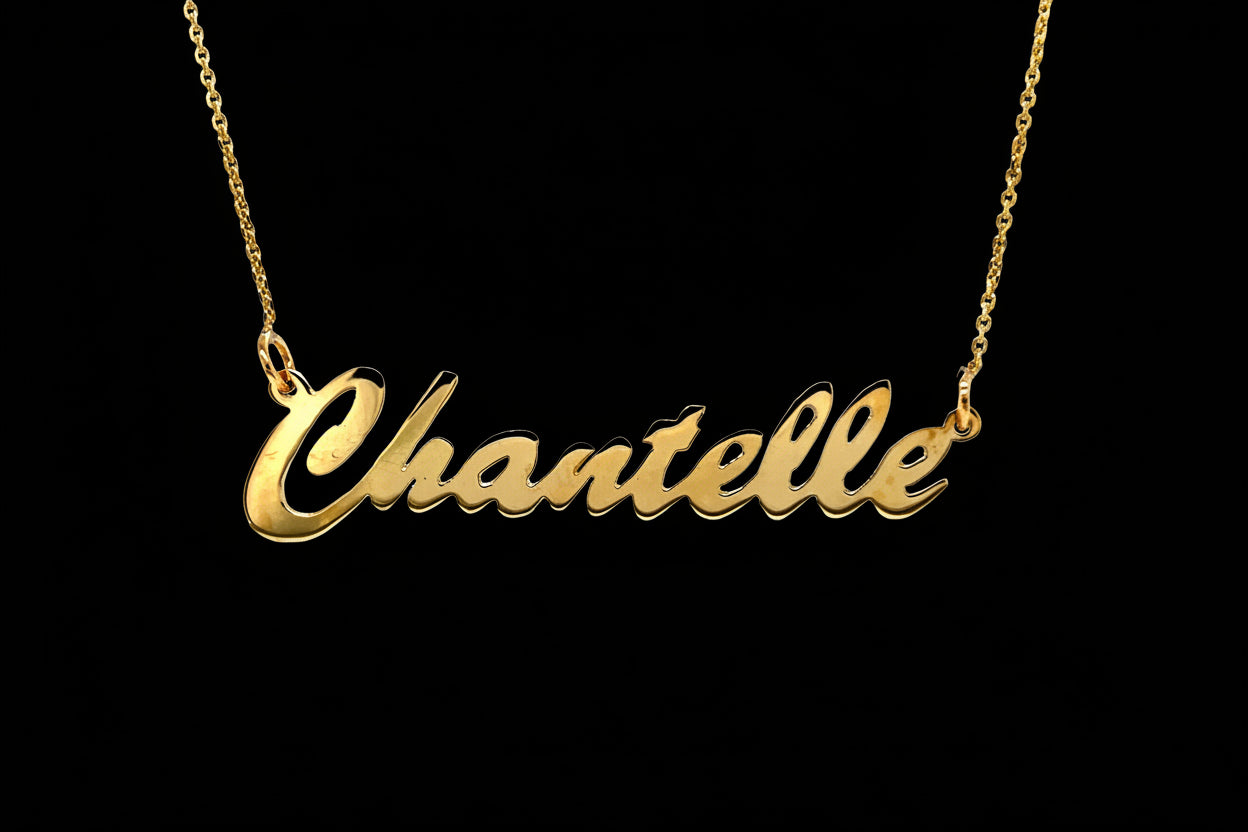 14k Gold Name Chains