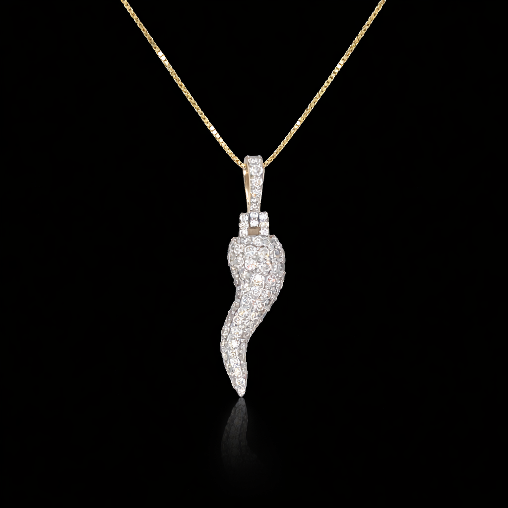 Diamond Cornicello Charm