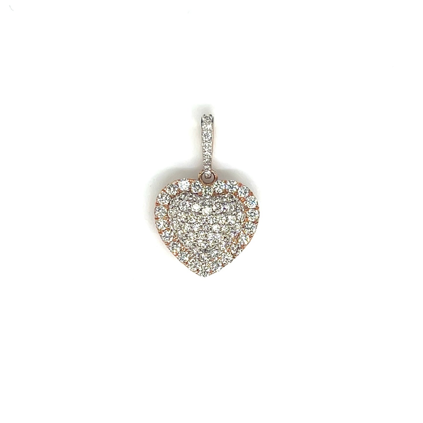 Small Diamond Heart Pendant