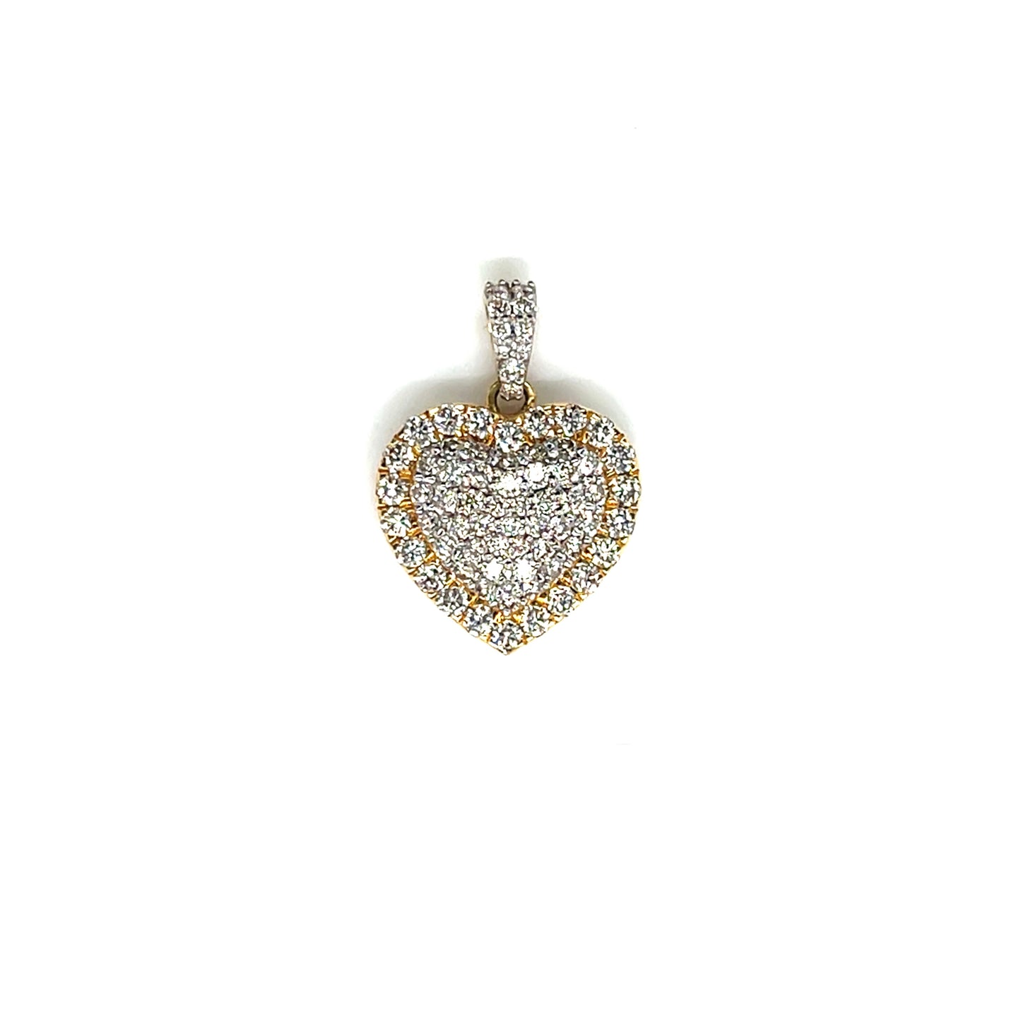 Small Diamond Heart Pendant