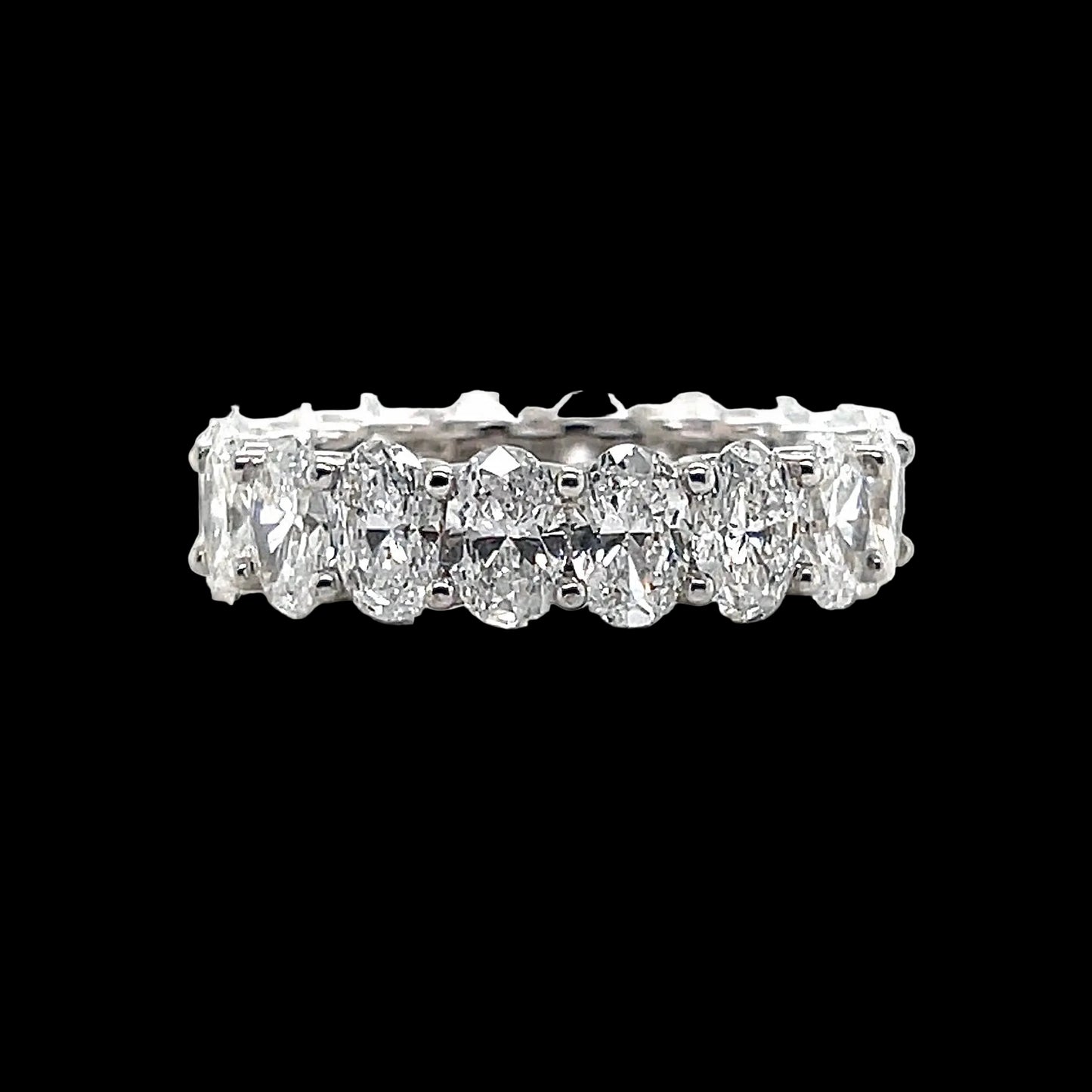 Oval-Cut Eternity Lab Diamond Ring