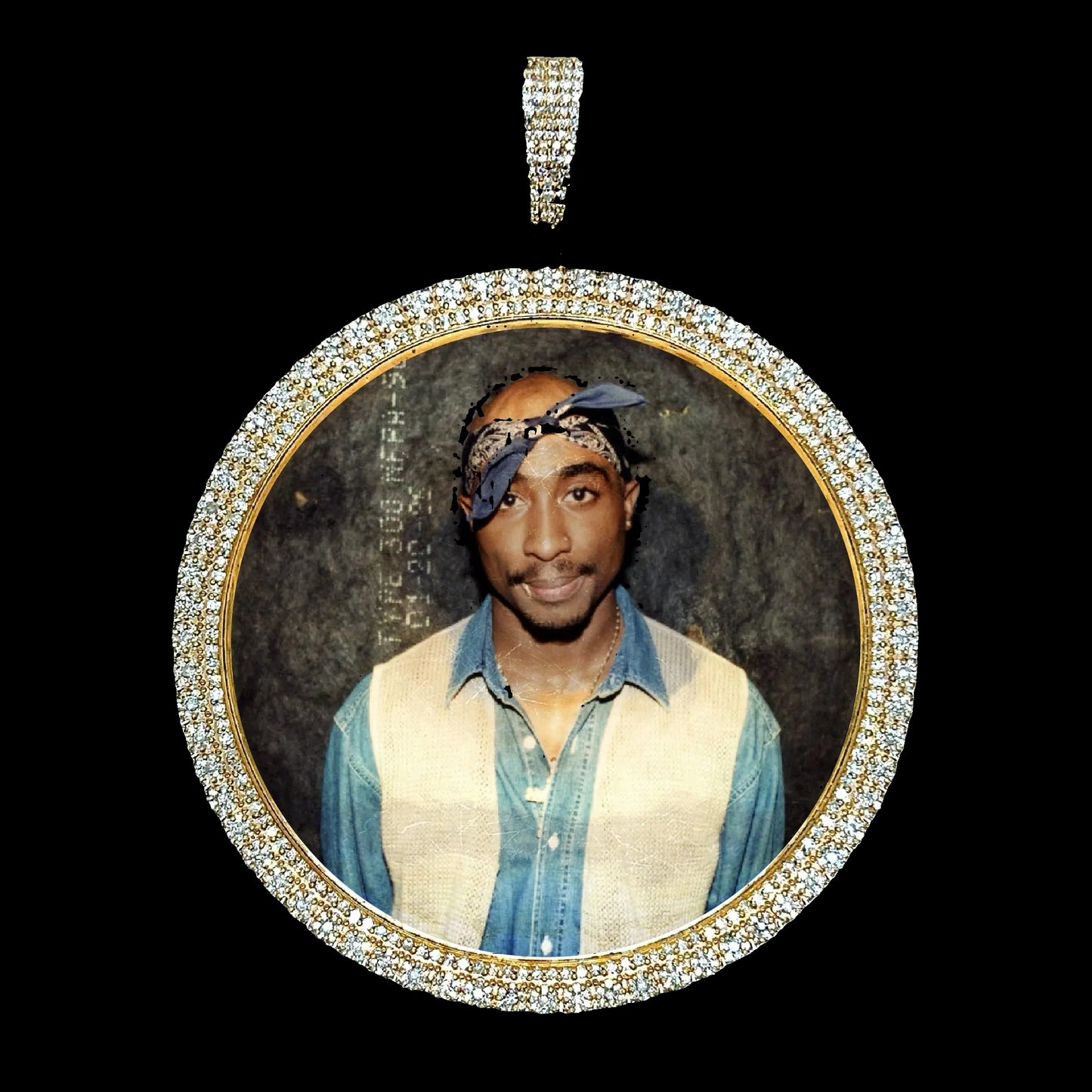 XL Diamond Photo Pendant