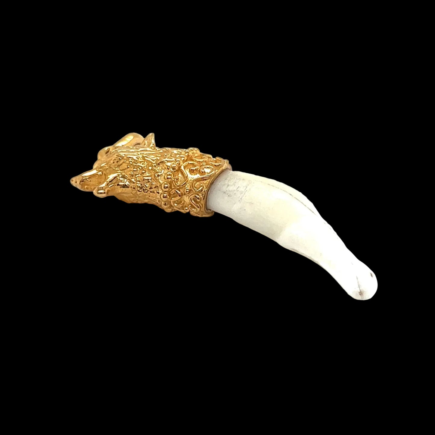 Gold Colmillo 14KT Pendant